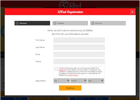 Getting Started at 32Red Online Casino.